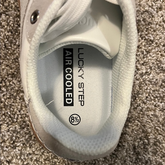 Stylish White and Gray Women's Sneakers - Picture 2 of 3